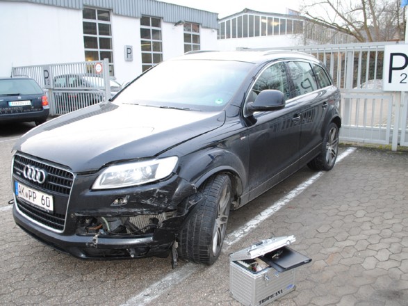 Schadenaufnahme - Unfallwagen